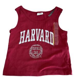Grayson Threads Women's Red Harvard Graphic Tank Top - Size Small - NWT